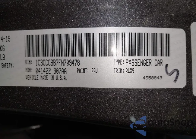 1C3CCCBB7FN709478: 42649124