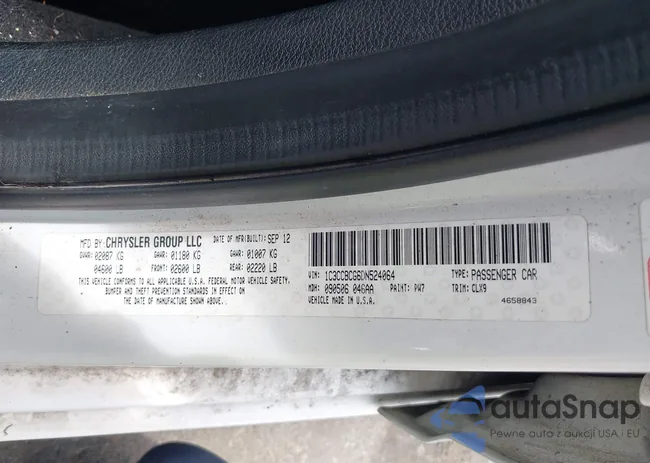 1C3CCBCG6DN524064: 42649130