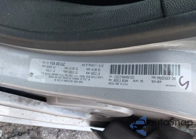 1C3CCCFB0HN501231: 42650498