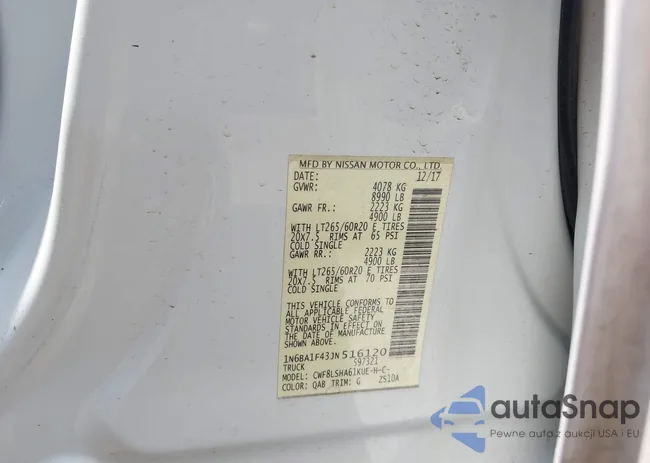 1N6BA1F43JN516120: 42650528