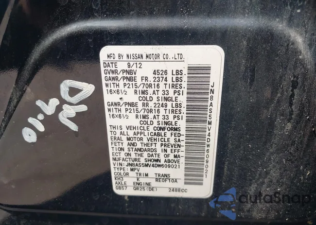 JN8AS5MV4DW609021: 42650549