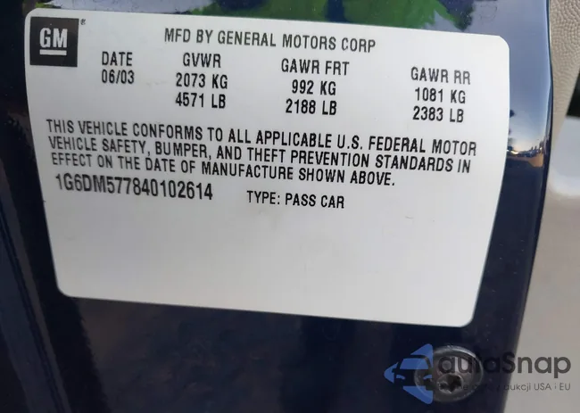 1G6DM577840102614: 42650601