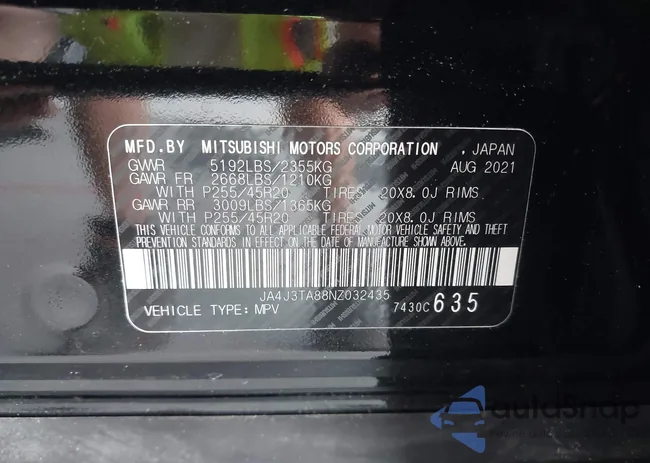 JA4J3TA88NZ032435: 42650711