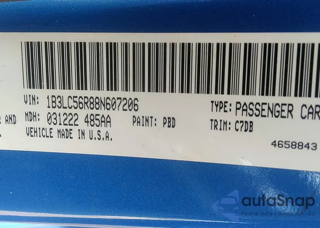 1B3LC56R88N607206: 42650828