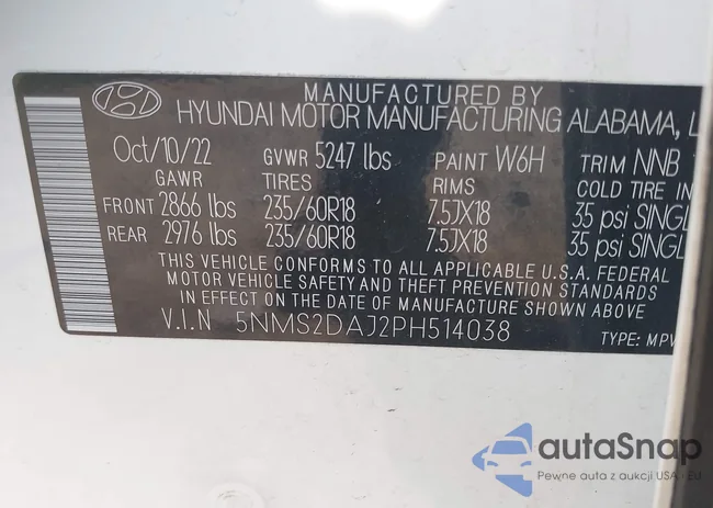 5NMS2DAJ2PH514038: 42650105