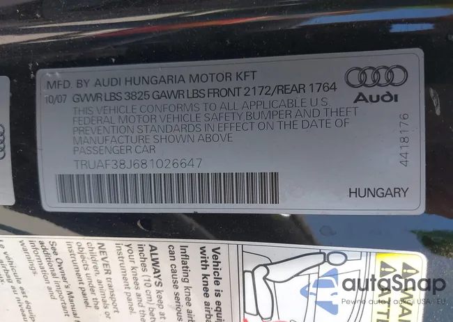 TRUAF38J681026647: 42650153