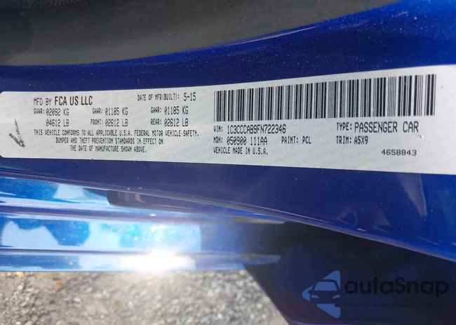 1C3CCCAB9FN722346: 42651368