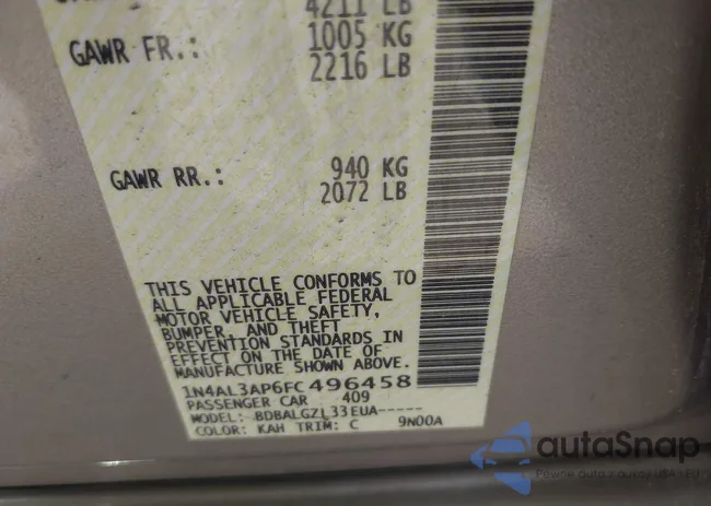 1N4AL3APGFC496458: 42651564