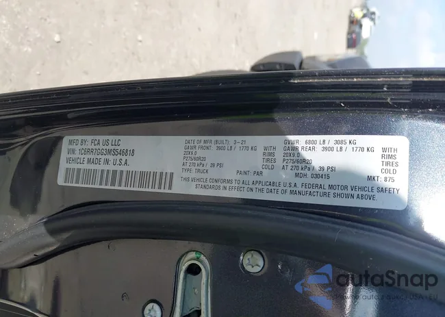 1C6RR7GG3MS546818: 42651617