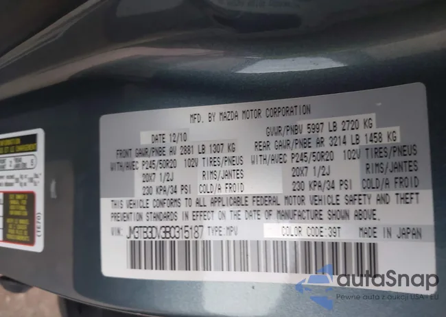 JM3TB3DV3B0315187: 42651764