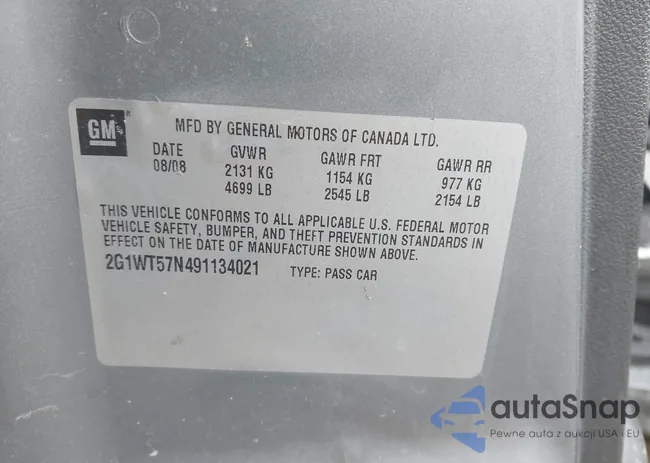 2G1WT57N491134021: 42651771