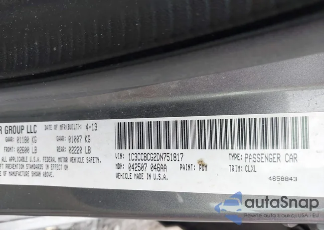 1C3CCBCG2DN751817: 42651114