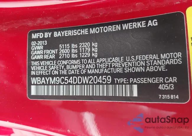 WBAYM9C54DDW20459: 42651154