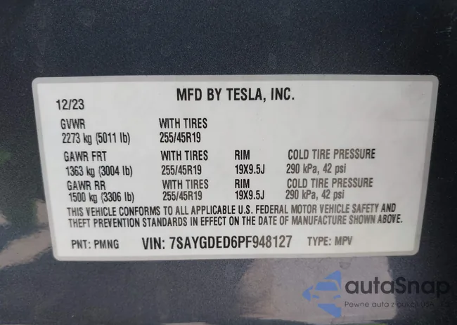 7SAYGDED6PF948127: 42651192