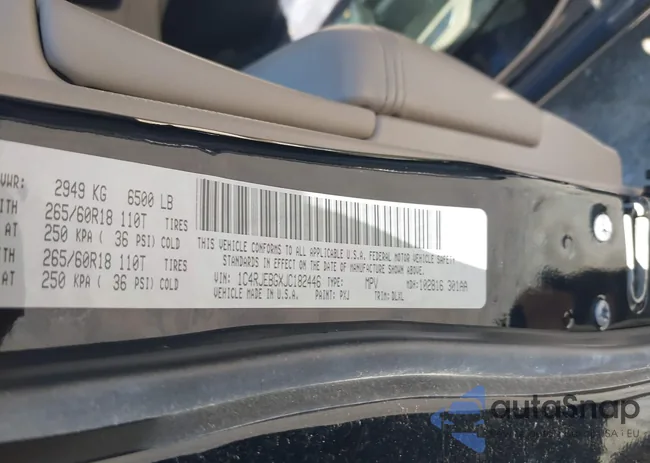 1C4RJEBGXJC182446: 42652685