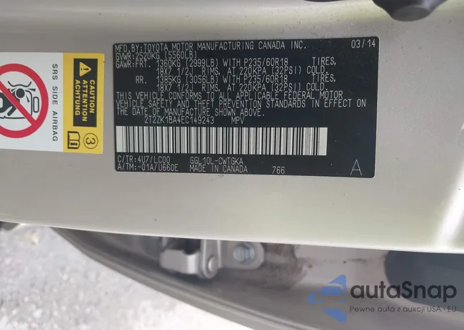 2T2ZK1BA4EC149243: 42652706