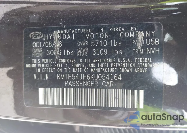 KMTF54JH6KU054164: 42651993