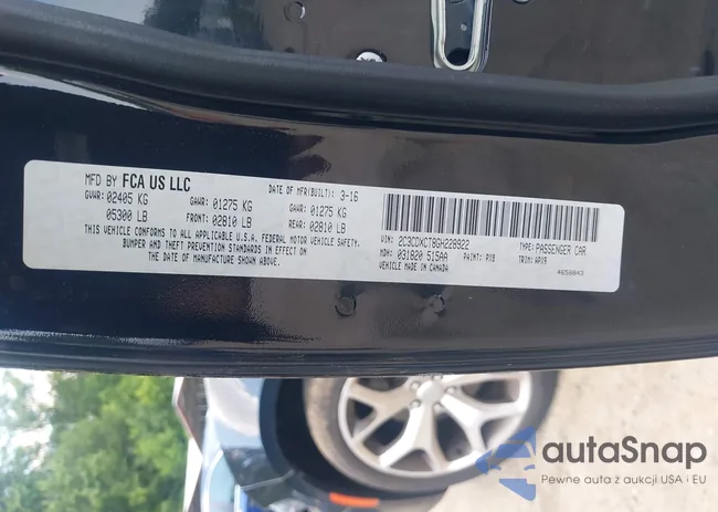 2C3CDXCT8GH228922: 42652001