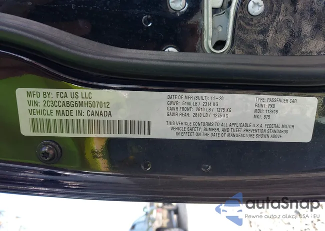 2C3CCABG6MH507012: 42652079