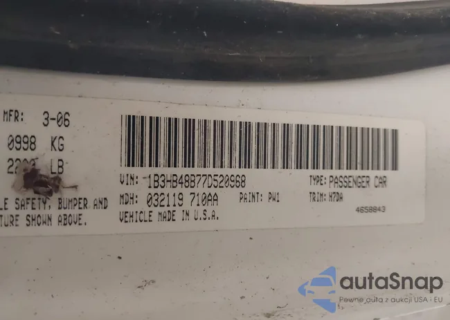 1B3HB48B77D520968: 42652120