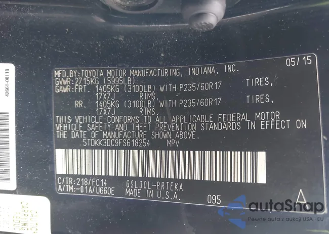 5TDKK3DC9FS618254: 42653368