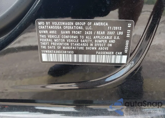 1VWBN7A36DC061933: 42653468