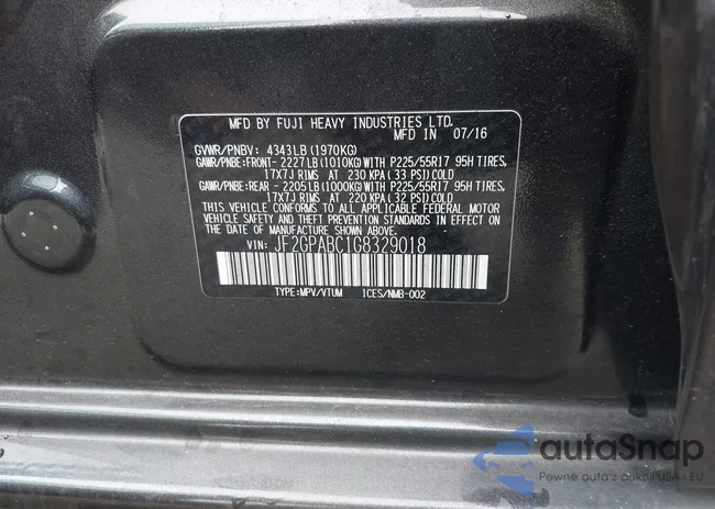 JF2GPABC1G8329018: 42653470