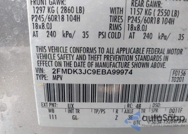 2FMDK3JC9EBA99974: 42653590