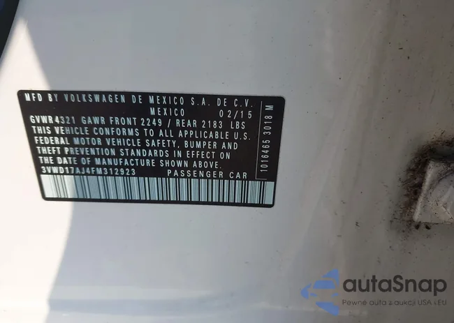 3VWD17AJ4FM312923: 42653648