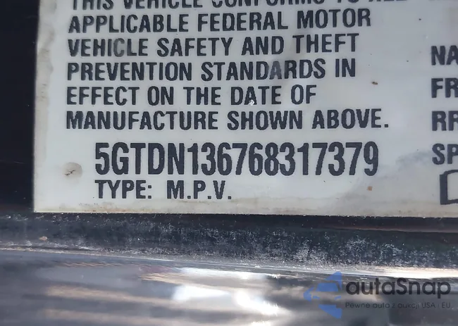 5GTDN136768317379: 42653661