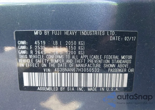 4S3BNAN67H3050532: 42653932