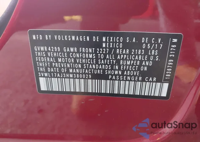 3VWL17AJ3HM380029: 42653128