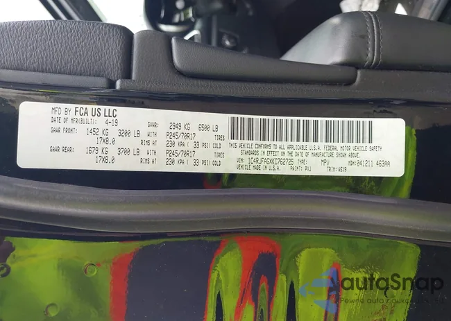 1C4RJFAGXKC762725: 42653239