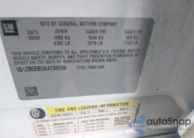 1G1ZB5EB0A4138598: 42654371