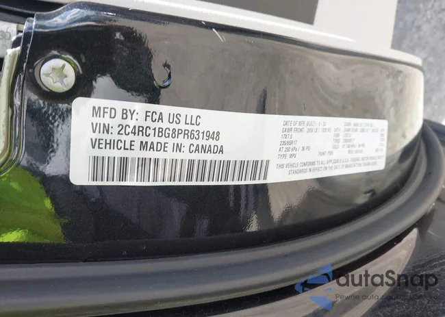 2C4RC1BG8PR631948: 42654540