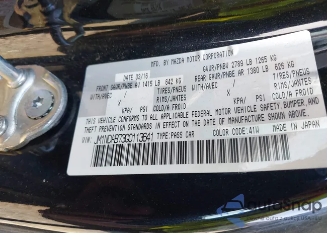 JM1NDAB73G0113641: 42654761