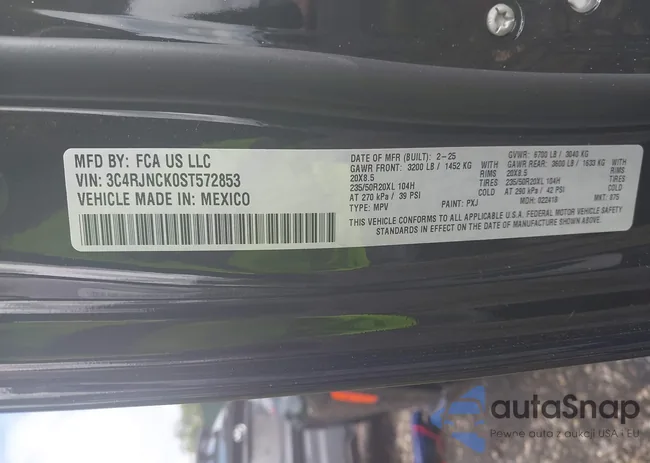 3C4RJNCK0ST572853: 42654820