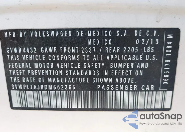 3VWPL7AJ8DM662365: 42654920