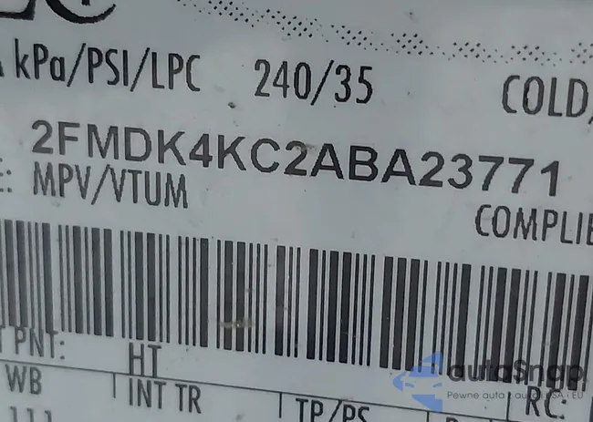 2FMDK4KC2ABA23771: 42654158