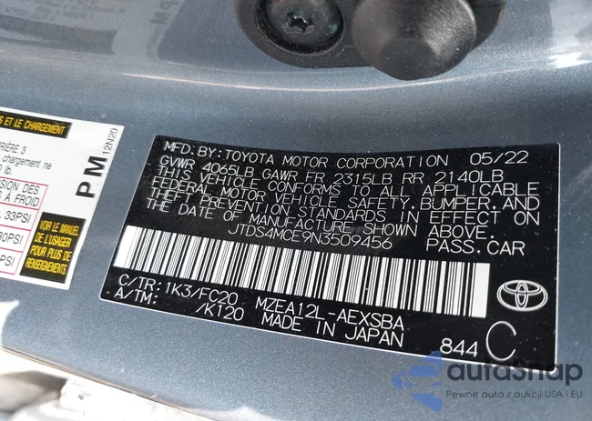 JTDS4MCE9N3509456: 42655607