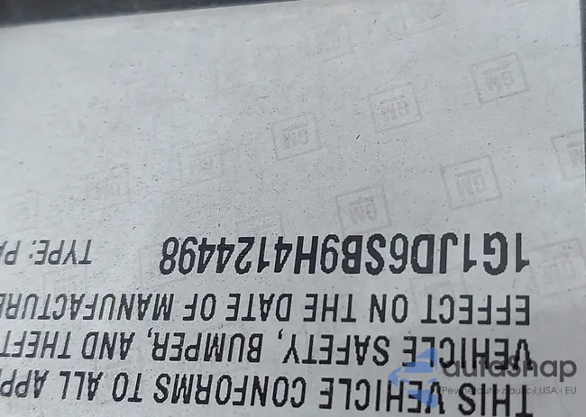 1G1JD6SB9H4124498: 42655663