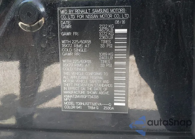 KNMAT2MV8GP734318: 42655281