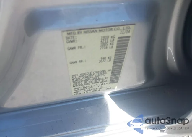 1N4AL3AP7FC217454: 42656370