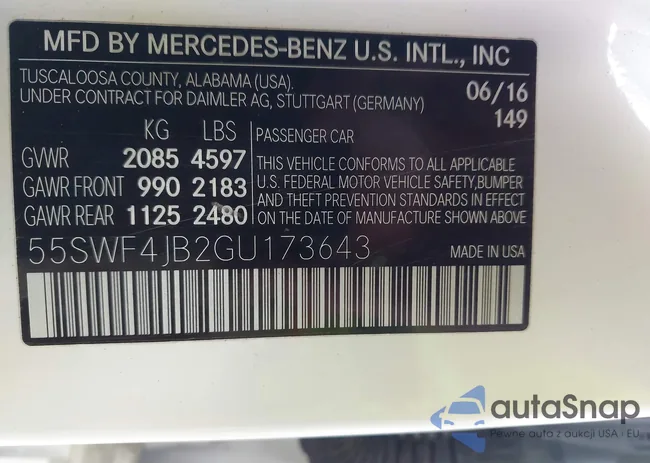 55SWF4JB2GU173643: 42656405