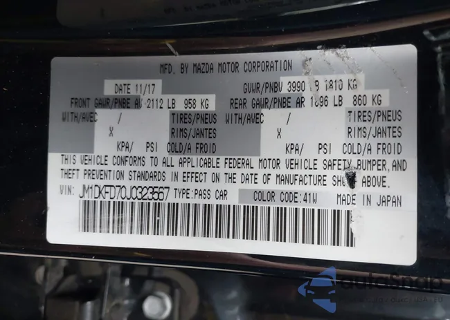 JM1DKFD70J0323567: 42656495