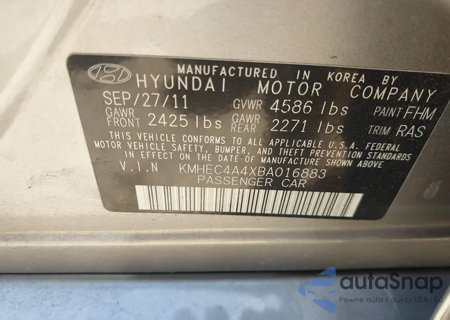 KMHEC4A4XBA016883: 42656502