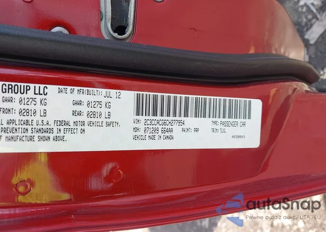 2C3CCACG6CH277954: 42656520