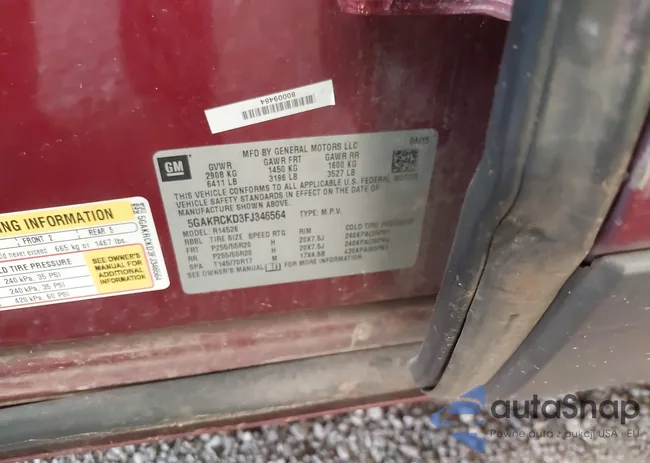 5GAKRCKD3FJ346564: 42656528