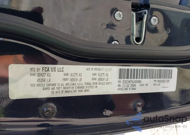 2C3CCABT8JH203964: 42656852