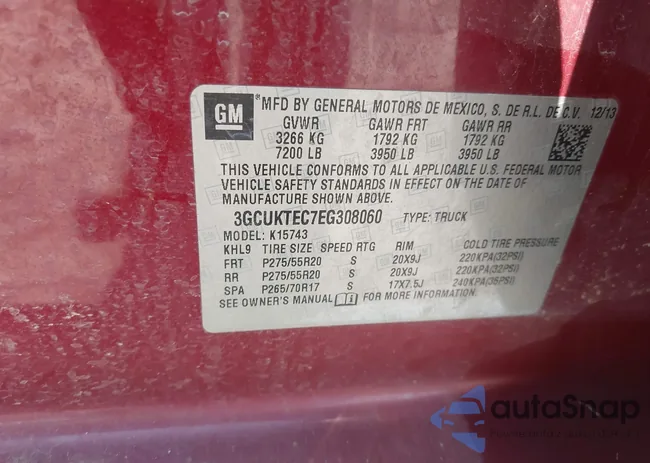 3GCUKTEC7EG308060: 42656880